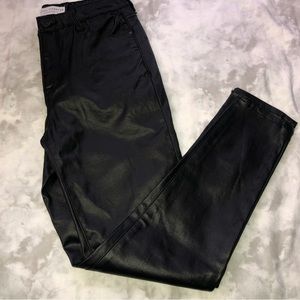 Social Standard by Sanctuary Ankle Skinny Pleather Jeans